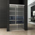 Nisdeur Wiesbaden Dubbele Schuifdeur 2-Delig 140x200 cm 8 mm, Doe-het-zelf en Bouw, Ophalen of Verzenden, Nieuw, Chroom, Douche