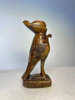 Beeld, Art Deco Spekstenen Gesneden Beeldje in, Antiek en Kunst