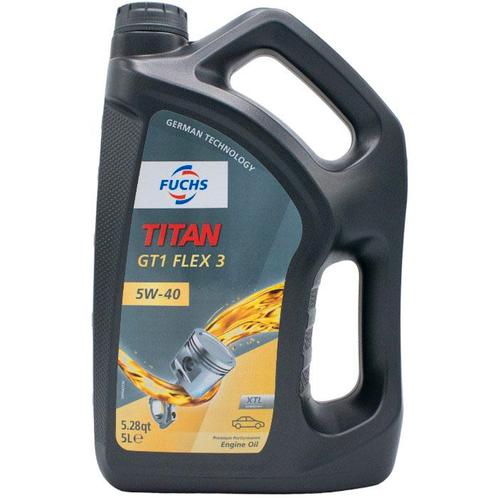 Fuchs Titan GT1 Flex 3 SAE 5W40 Motorolie 5 Liter, Autos : Divers, Produits d'entretien, Enlèvement ou Envoi