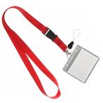Fako Bijoux® - Keycord + Badgehouder Plastic XL -, Verzenden