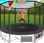 Trampoline - Met veiligheidsnet - 366 cm - Tot 150 kg - Antr, Kinderen en Baby's, Speelgoed | Buiten | Trampolines, Verzenden