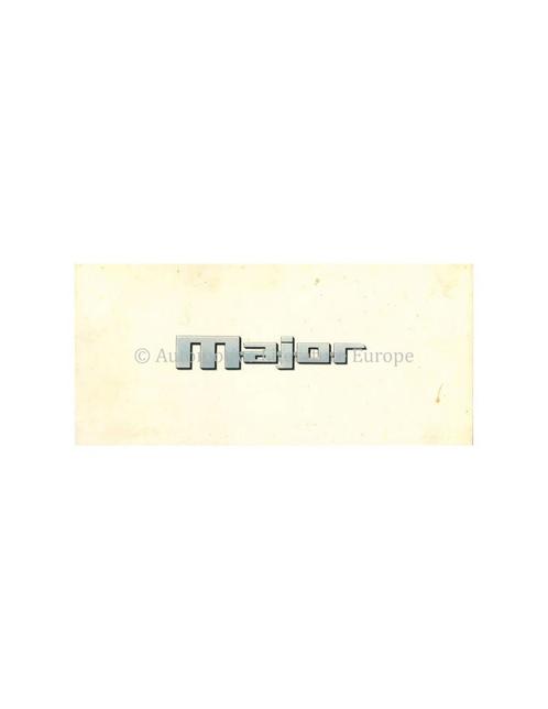 1962 RENAULT R8 MAJOR BROCHURE NEDERLANDS, Boeken, Auto's | Folders en Tijdschriften, Ophalen of Verzenden