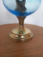 Petroleumlamp - Verguld messing, Antiek en Kunst, Curiosa en Brocante
