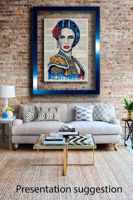 Margot Laffon - Belle Époque - Original painting, Antiek en Kunst, Kunst | Designobjecten