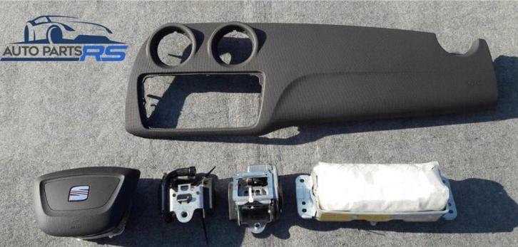 Dashboard + Airbags + Veiligheidsgordels Seat Ibiza 6J, Auto-onderdelen, Dashboard en Schakelaars, Nieuw, Seat, Verzenden