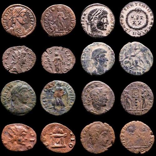 Romeinse Rijk. Lot comprising eight (8) coins: III-IV, Postzegels en Munten, Munten | Europa | Niet-Euromunten