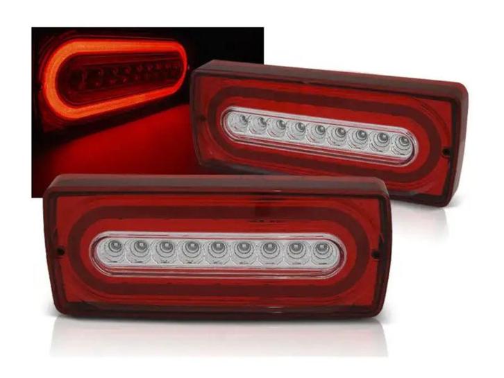 LED achterlichten Red White geschikt voor Mercedes W463, Auto-onderdelen, Verlichting, Nieuw, Mercedes-Benz, Verzenden