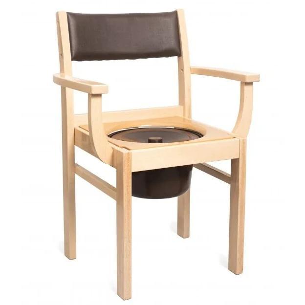 Toiletstoel, Po Stoel Hout (licht), Diversen, Verpleegmiddelen, Ophalen of Verzenden