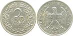 2 Reichsmark Weimarer Republik 1931j, Postzegels en Munten, Munten | Europa | Niet-Euromunten, België, Verzenden