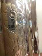 Spiegel - Zilver - Cilindrische vaas van zilver., Antiek en Kunst