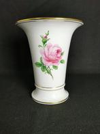 Meissen - Vaso a fiori Rose dipinto a mano - Altezza 19cm -, Antiek en Kunst