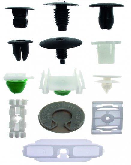 Bgs Technic Assortiment kunststof bekledingclips, 255 st, Autos : Divers, Accessoires de voiture, Envoi