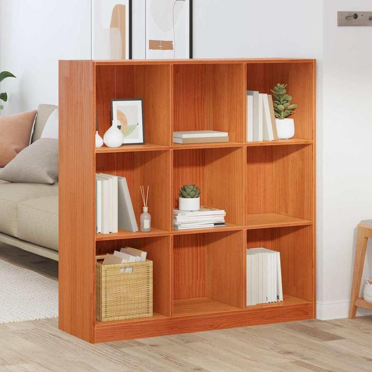vidaXL Boekenkast / Kamerdivider Wasbruin 104 x 33 x 110 cm, Huis en Inrichting, Kasten | Boekenkasten, Nieuw, Verzenden