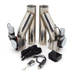 Dual RVS Uitlaat klep 3inch met afstands bediening, Auto-onderdelen, Ophalen of Verzenden, Nieuw