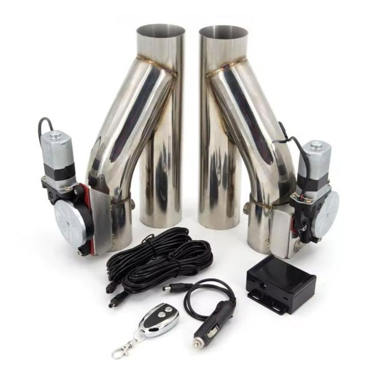Dual RVS Uitlaat klep 3inch met afstands bediening, Auto-onderdelen, Uitlaatsystemen, Nieuw, Ophalen of Verzenden