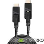 Lindy 38320 HDMI kabel 10 m HDMI Type D (Micro) Goud, Verzenden