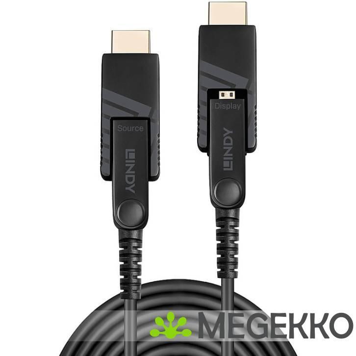 Lindy 38320 HDMI kabel 10 m HDMI Type D (Micro) Goud, Computers en Software, Overige Computers en Software, Nieuw, Verzenden