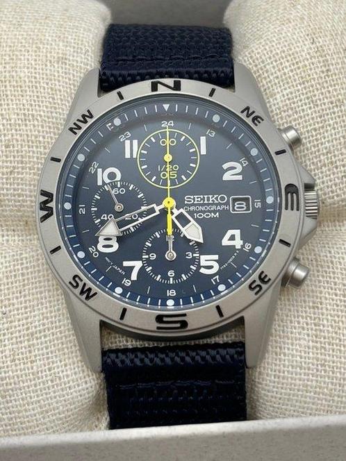 Seiko - Chronograph - Sans Prix de Réserve - SND379P2 -, Handtassen en Accessoires, Horloges | Antiek