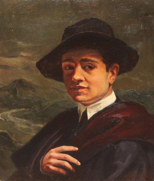 Spaanse school (XX) - Retrato juvenil, Antiek en Kunst, Kunst | Schilderijen | Klassiek