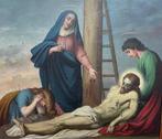 Italiaanse school (XVIII) - La Deposizione di Cristo, Antiek en Kunst, Kunst | Schilderijen | Klassiek