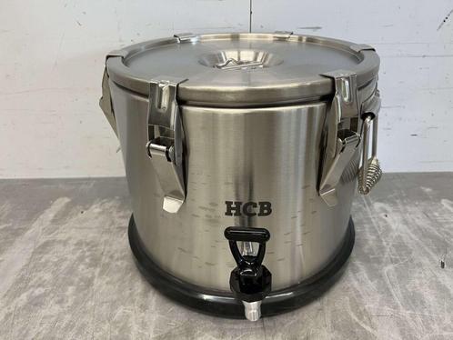 RVS Geisoleerde draagbare container met aftapkraan 15 liter, Zakelijke goederen, Horeca | Keukenapparatuur, Ophalen of Verzenden