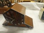 Amsterdamse School klok - Junghans - Hout, Messing -, Antiek en Kunst