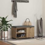 vidaXL Hallenbank Artisan Eik 80 x 38 x 46 cm Geengineerd, Verzenden, Nieuw