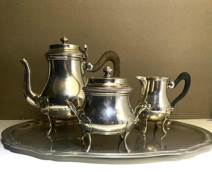 Service argenterie Orfèvrerie Française - Koffieservies -, Antiquités & Art, Antiquités | Meubles | Tables