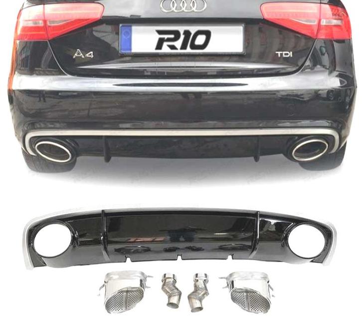 Diffuseur Pour Audi A4 B8 Sedan  Avant 12-15 Look Rs4 + Embo, Autos : Pièces & Accessoires, Carrosserie & Tôlerie, Envoi