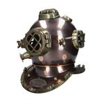 Duikhelm - Koper, Aluminium, Glas, Antiek en Kunst