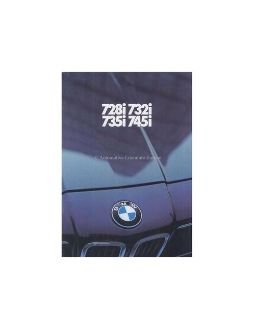 1980 BMW 7 SERIE BROCHURE DUITS, Livres, Autos | Brochures & Magazines