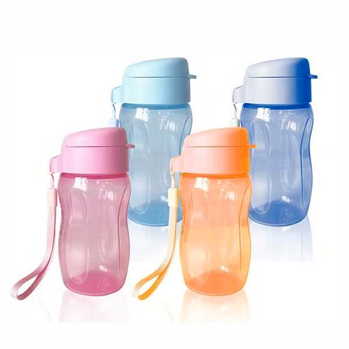 Tupperware Flesjes 310 ml (4) BlauwGroenOranjePaarsRoze, Huis en Inrichting, Keuken | Tupperware, Nieuw, Verzenden