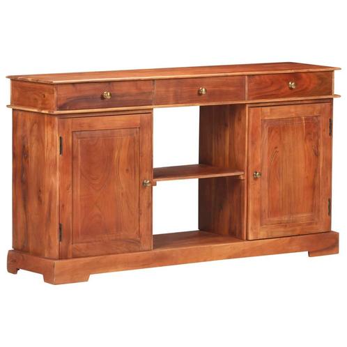 vidaXL Buffet 135x35x75 cm Bois dacacia solide, Maison & Meubles, Armoires | Dressoirs, Neuf, Envoi