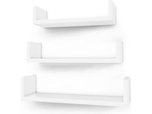 Veiling - iBella Living wandplanken set van 3 U vorm, Huis en Inrichting, Woonaccessoires | Wandplanken en Boekenplanken