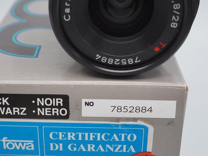 Carl Zeiss, Contax G Biogon 2.8/28mm black con box |, TV, Hi-fi & Vidéo, Appareils photo analogiques