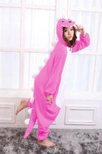 Onesie Roze Draak Pak XS-S Drakenpak Dino Draakje Kostuum Di, Ophalen of Verzenden