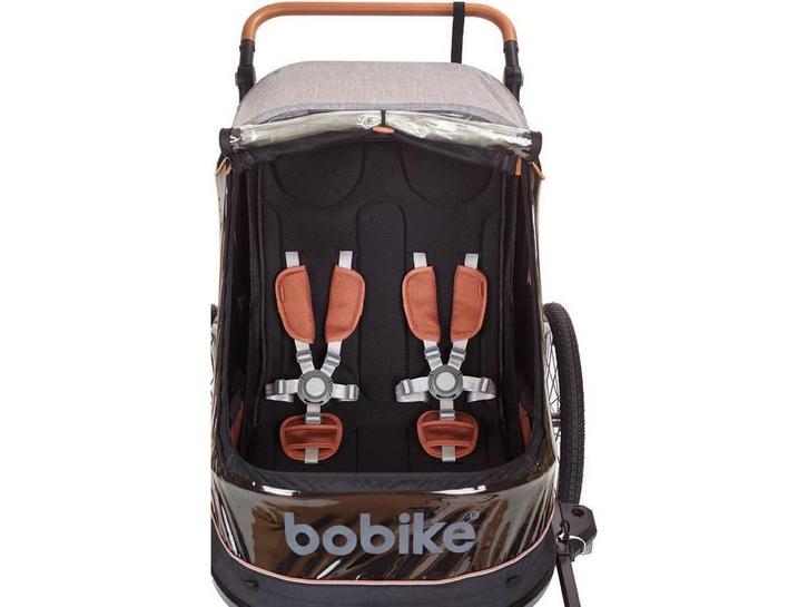 Bobike Trailer - 2-in-1 fietskar en wandelwagen - max. 2, Auto diversen, Fietsendragers, Zo goed als nieuw, Verzenden