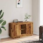 vidaXL Dressoir 102x35x60 cm bewerkt hout oud houtkleurig, Verzenden, Nieuw