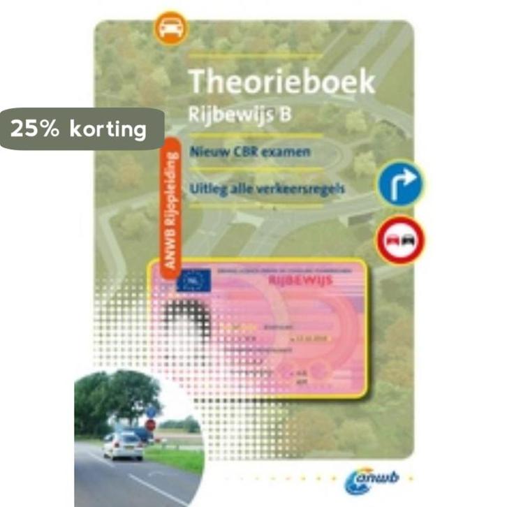 THEORIEBOEK RIJBEWIJS B ANWB 9789018028190, Boeken, Hobby en Vrije tijd, Zo goed als nieuw, Verzenden