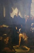 Da Murillo (XIX) - Elemosina Santo Vescovo, Antiquités & Art