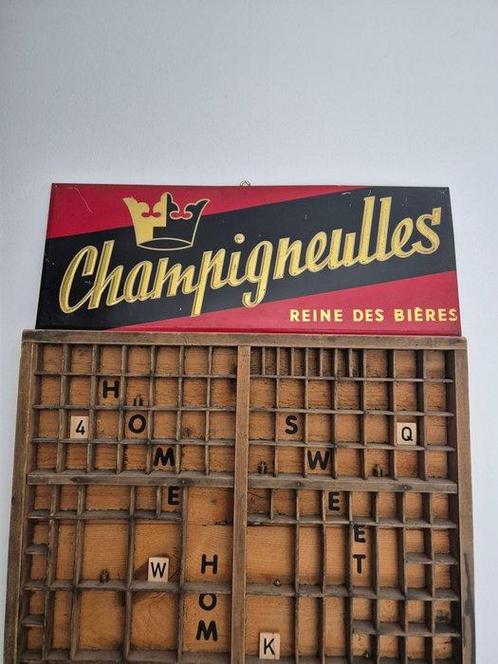 Champigneulles - IMPRETAL PARIS - Plaque émaillée - plaque, Antiek en Kunst, Antiek | Wandborden en Tegels