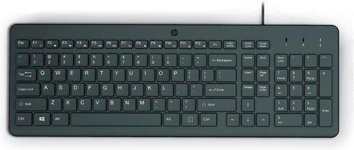 HP 150 - Bedraad toetsenbord - Zwart - QWERTY (Elektronica), Computers en Software, Muizen, Nieuw, Verzenden