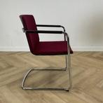Wilkhahn Neos vergaderstoel, Bordeaux  - Chroom, Huis en Inrichting, Gebruikt, Eén