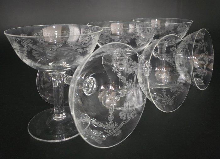 Baccarat, Belle Èpoque - Tafelservies (6) - S744 - Kristal -, Antiek en Kunst, Antiek | Glaswerk en Kristal