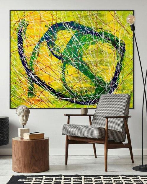 Christoph Prein - Network of Thoughts - XXL, Antiek en Kunst, Kunst | Schilderijen | Modern