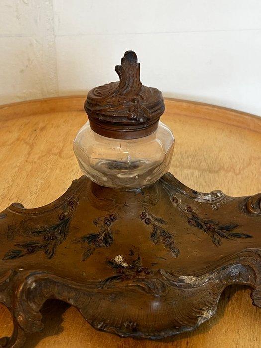 Encrier - Bronze, Antiquités & Art, Curiosités & Brocante