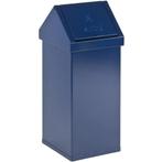 Afvalbak | CARRO | Aluminium | Blauw | 55L | Tuimeldeksel |, Verzenden, Nieuw in verpakking