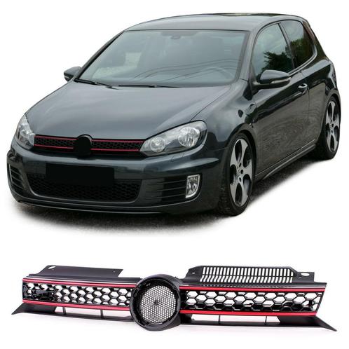 Sport Honingraat Grill - VW Golf 6 GTI 2008-2013 - Zwart..., Auto-onderdelen, Carrosserie, Nieuw, Ophalen of Verzenden