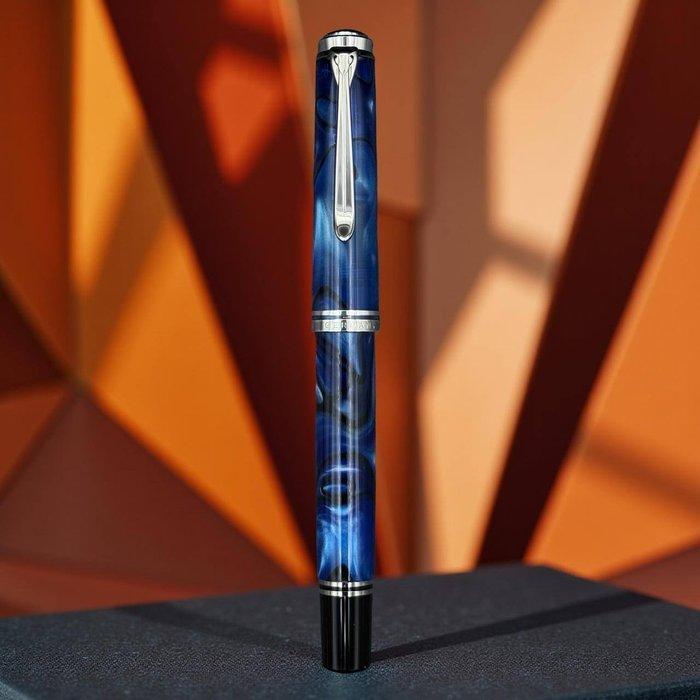 Pelikan - M805 Blue Dunes Special Edition 2019 - Zonder, Verzamelen, Pennenverzamelingen