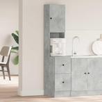 vidaXL Keuken Kast met lade Grijs 35 x 50 x 180 cm Bewerkt, Huis en Inrichting, Kasten | Overige, Verzenden, Nieuw